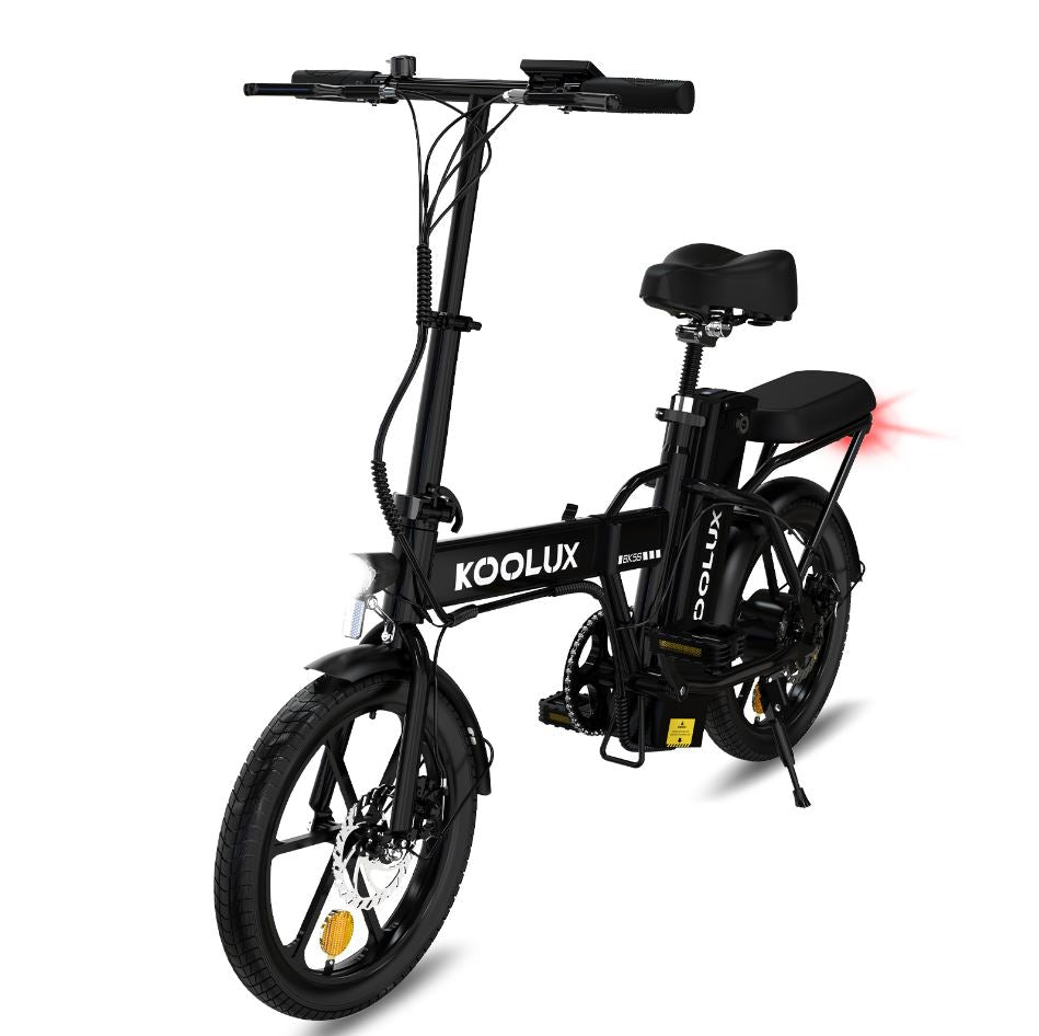 KOOLUX BK5 Folding E Bike | 10 Ah | 43 miles | 15 Mph - Black