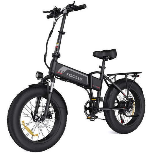 KOOLUX BK10S Best Electric Bikes UK | 13Ah | 55Miles | 55 Mph - Black