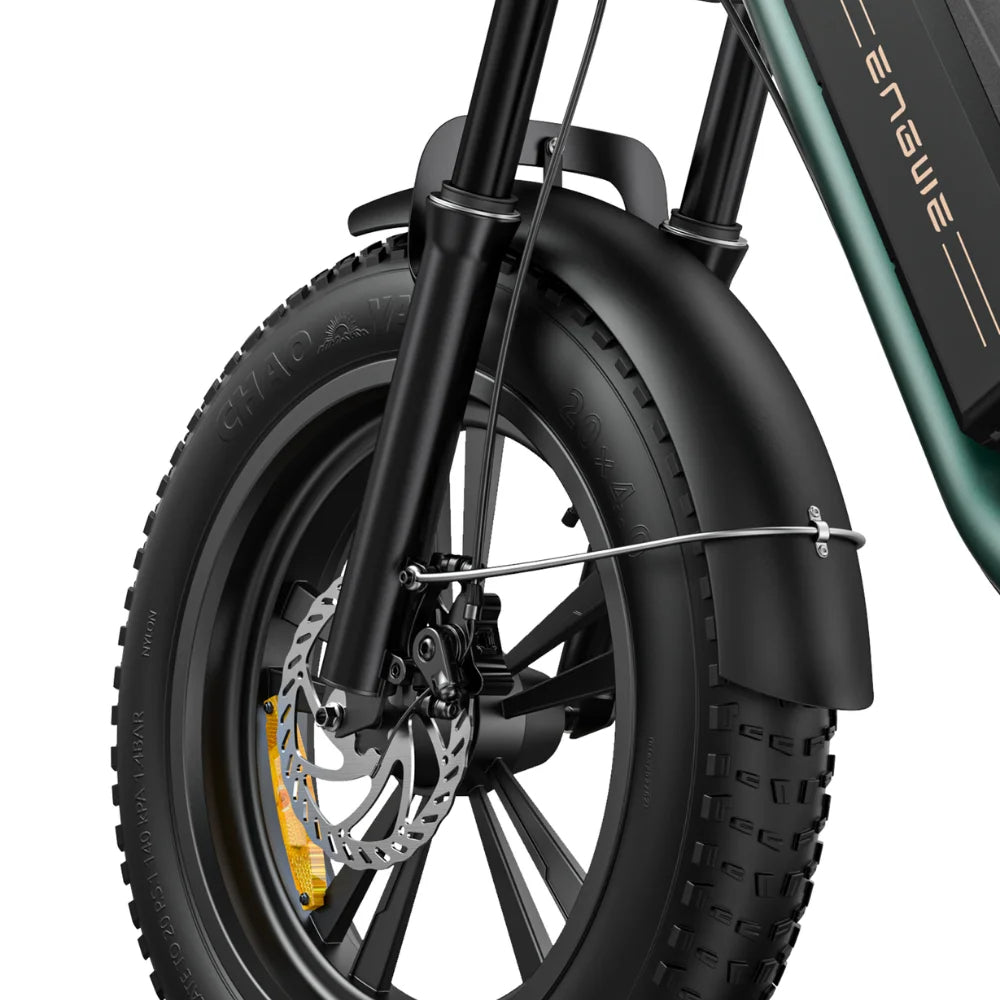 ENGWE M20 Longest Range Electric Bike | 13Ah | 47miles | 28mph - Black/Green