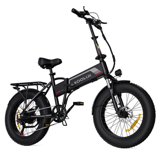 KOOLUX BK10S Best Electric Bikes UK | 13Ah | 55Miles | 55 Mph - Black