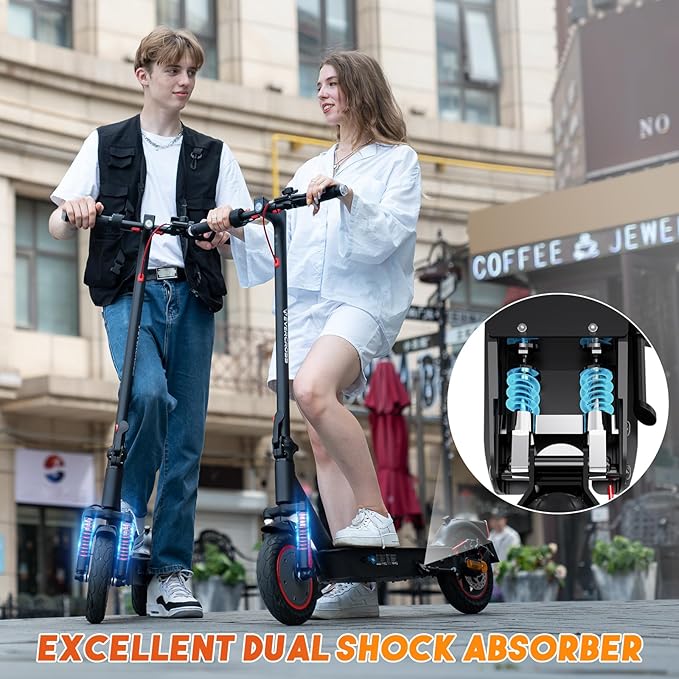 EVERCROSS EV10K PRO Foldable Electric Scooter | 11.4Ah | 20 miles | 15.5Mph - Black