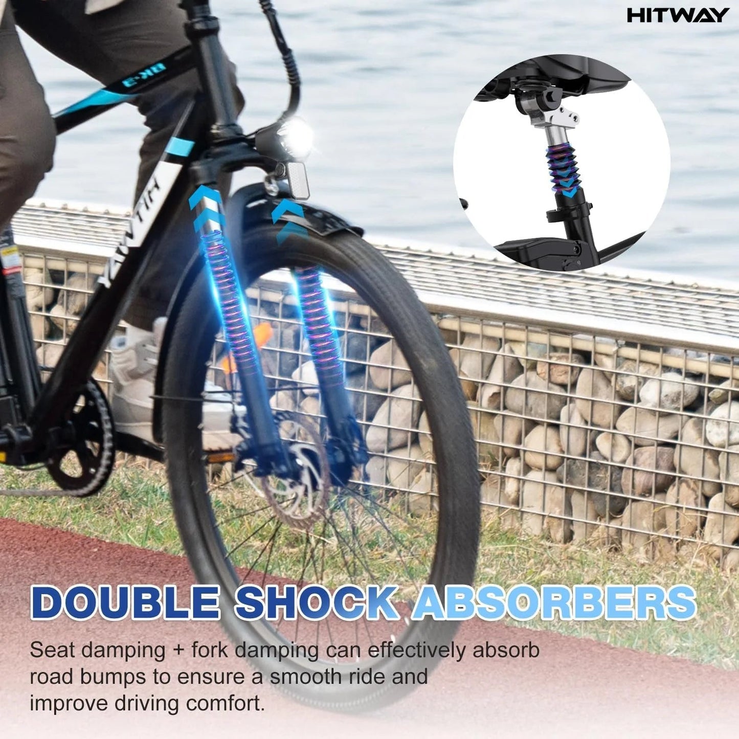 BK3S Hitway Electric Bike UK | 14Ah | 37miles