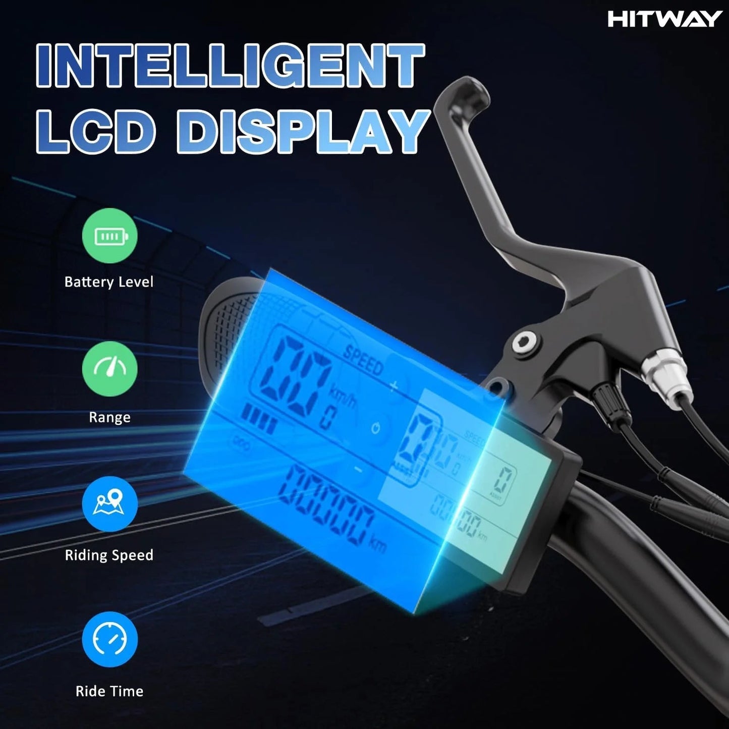 BK3S Hitway Electric Bike UK | 14Ah | 37miles