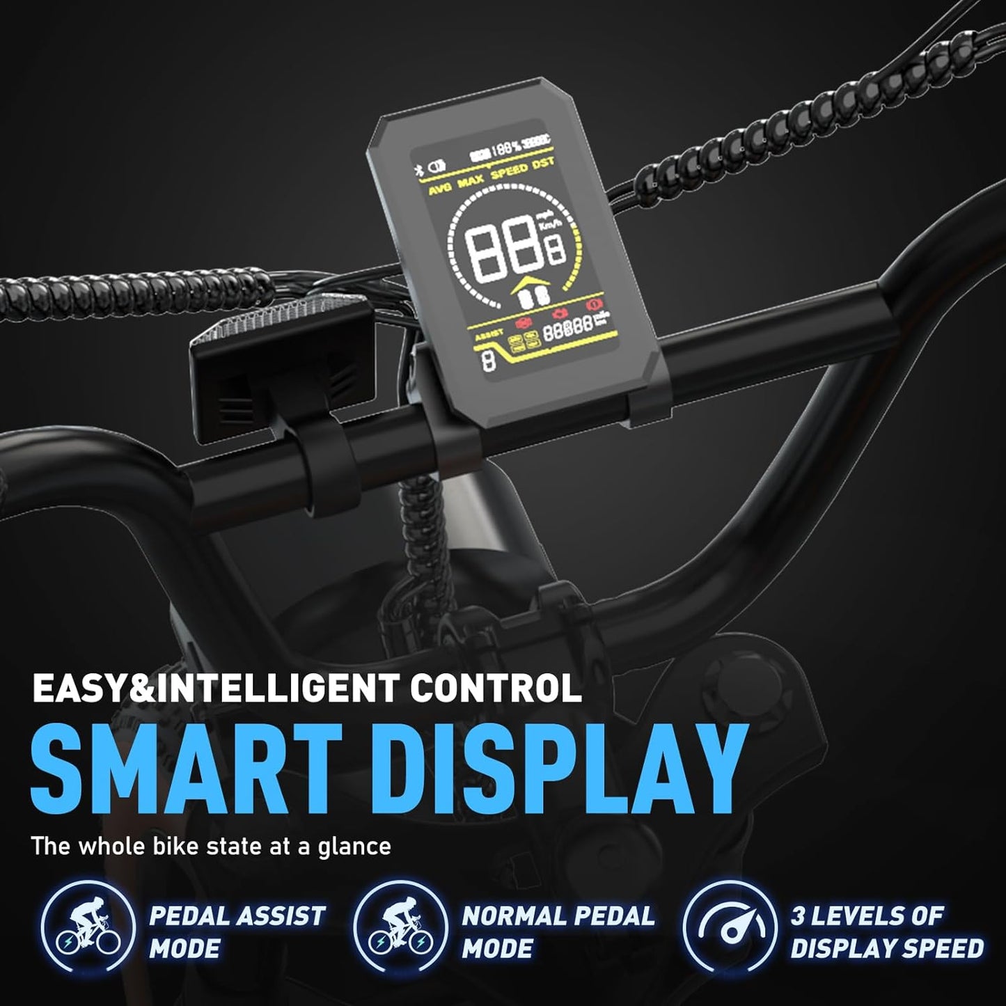 ColorWay BK29 E Bike | 10.4Ah | 40Miles | 20mph - Orange