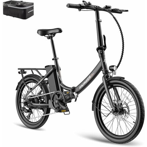 Fafrees F20 Light Best folding electric bike UK | 14.5Ah | 31miles | 15.5Mph - Black/NavyBlue/ThymeGreen