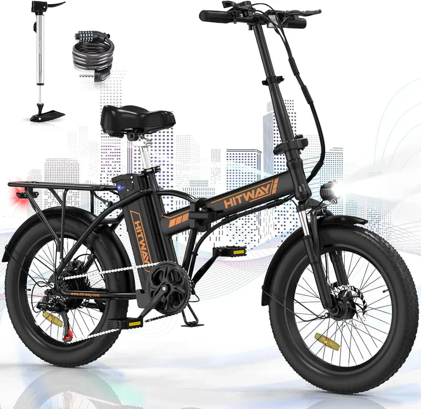 HITWAY BK11 Folding Electric Bike | 11.2Ah | 55miles
