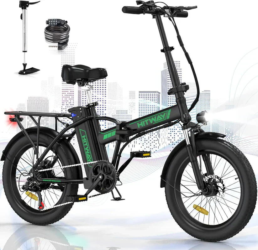HITWAY BK11 Folding Electric Bike | 11.2Ah | 55miles