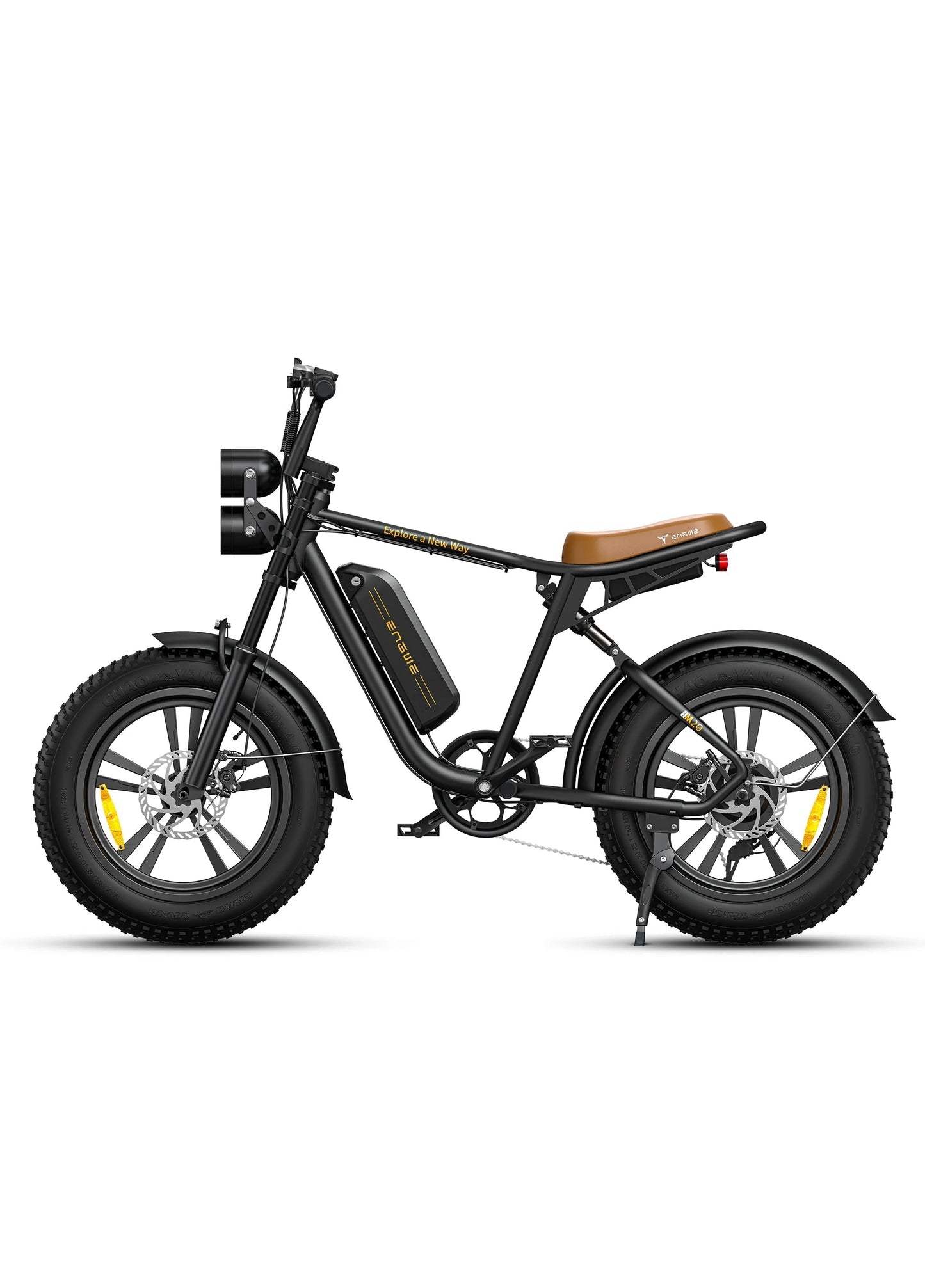 ENGWE M20 Longest Range Electric Bike | 13Ah | 47miles | 28mph - Black/Green