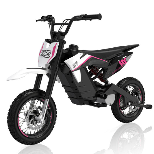 EVERCROSS EV65M Electric Bike | 7.8Ah | 12.42 miles | 15.5mph - Pink For Kids/Adults